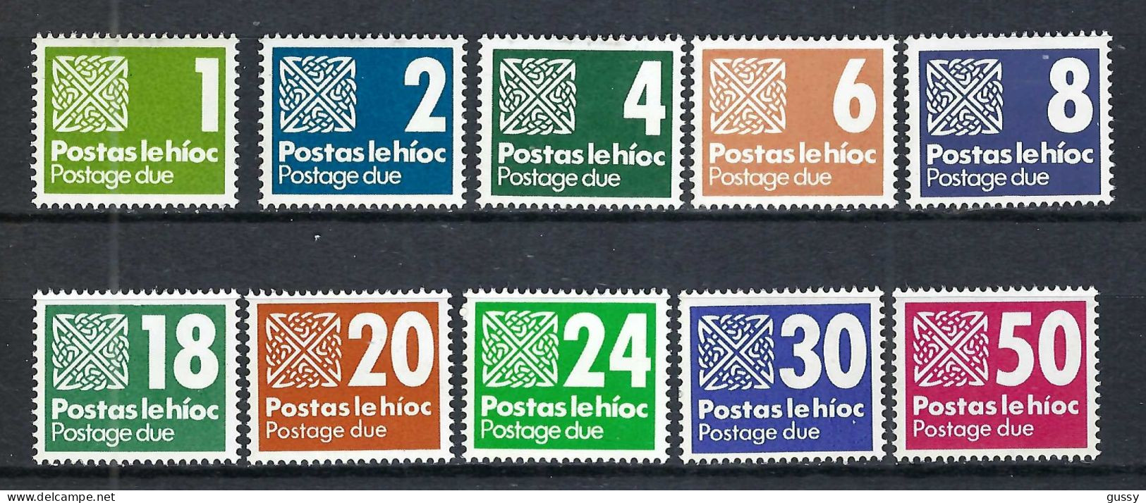 IRLANDE Taxe Ca.1980-85:  Lot De Neufs** - Strafport