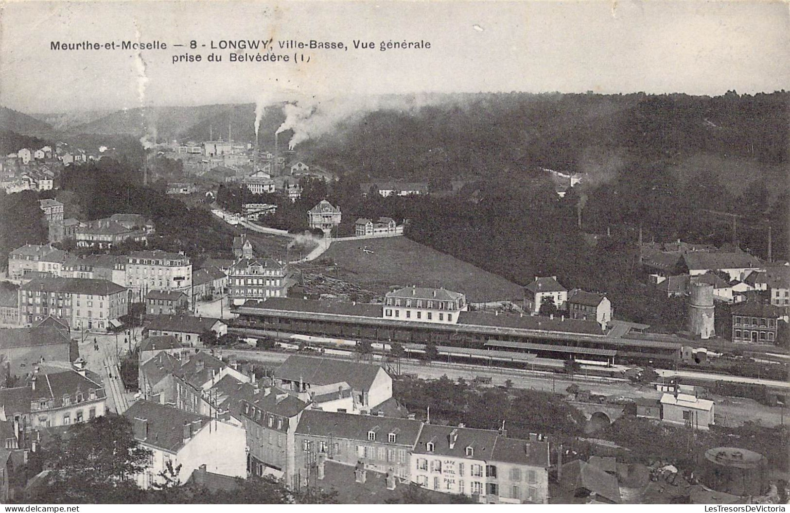 FRANCE - 54 - Longwy - Ville-Basse - Vue Générale Prise Du Belvédère - Carte Postale Ancienne - Longwy