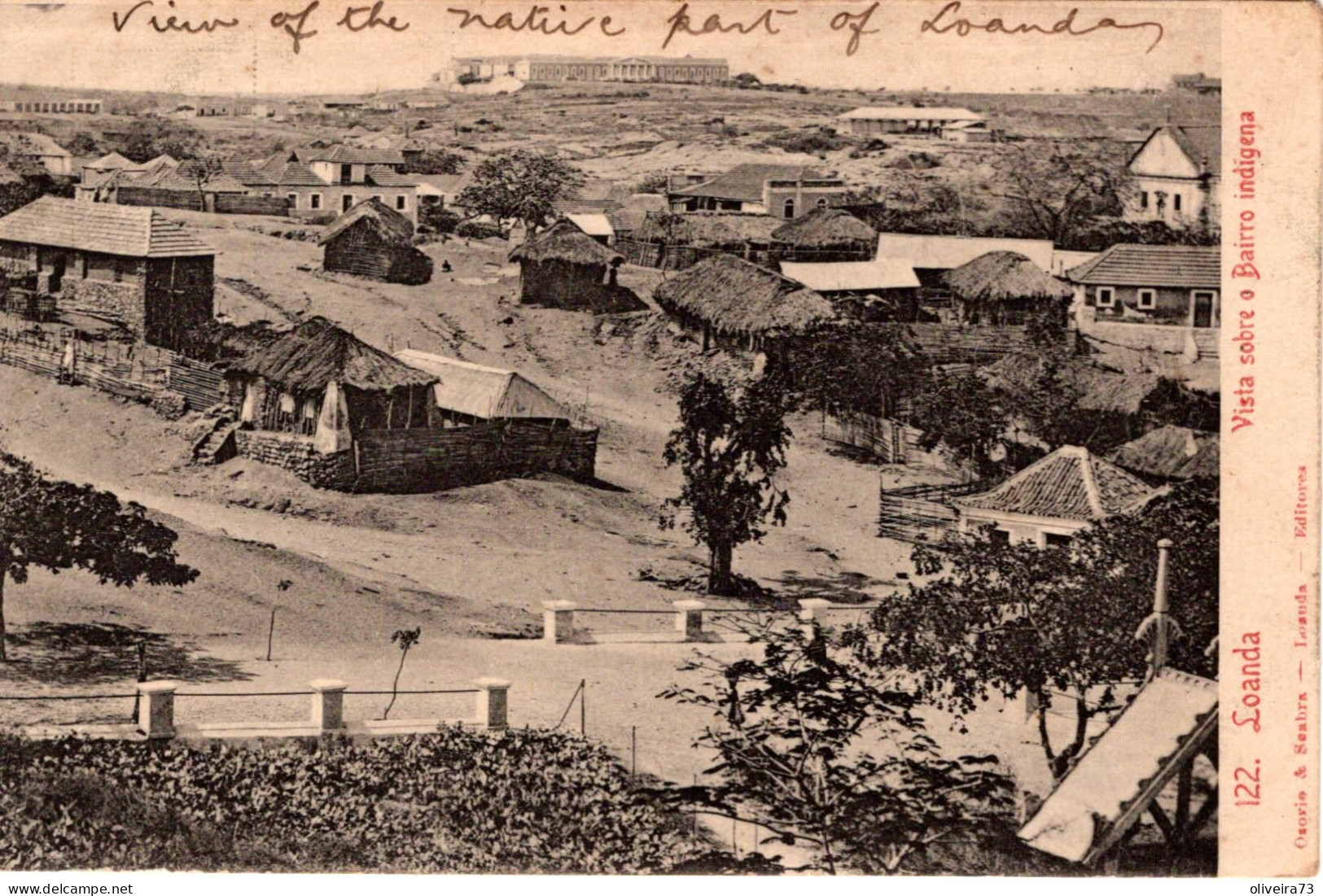 ANGOLA - LUANDA - Vista Sobre O Bairro Indigena - Angola