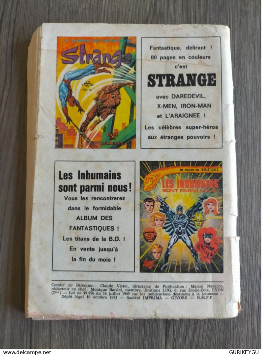 Bd FUTURA N° 15 LUG  10/10/1973  DE LA 1er Série - Lug & Semic