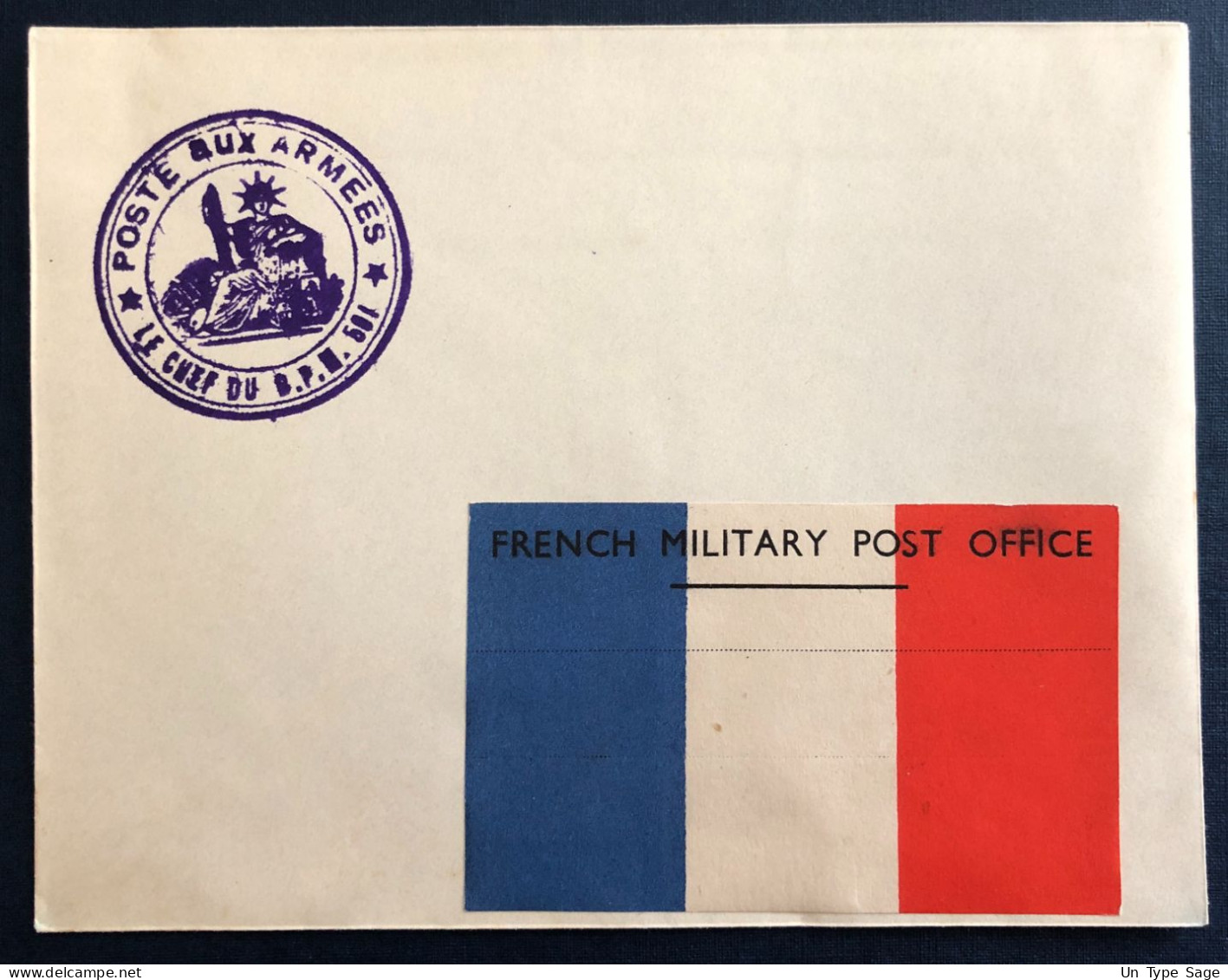 France Enveloppe Vierge FRENCH MILITARY POST OFFICE - (B3773) - Guerre De 1939-45