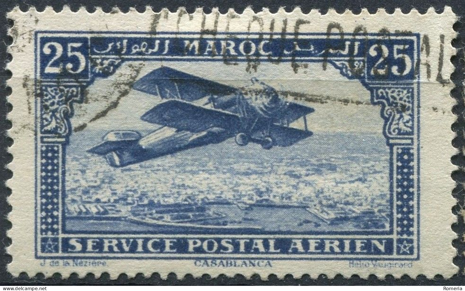 Maroc - 1922 -> 1955 - Lot Poste Aérienne Oblitérés - Nºs Dans Description - Poste Aérienne