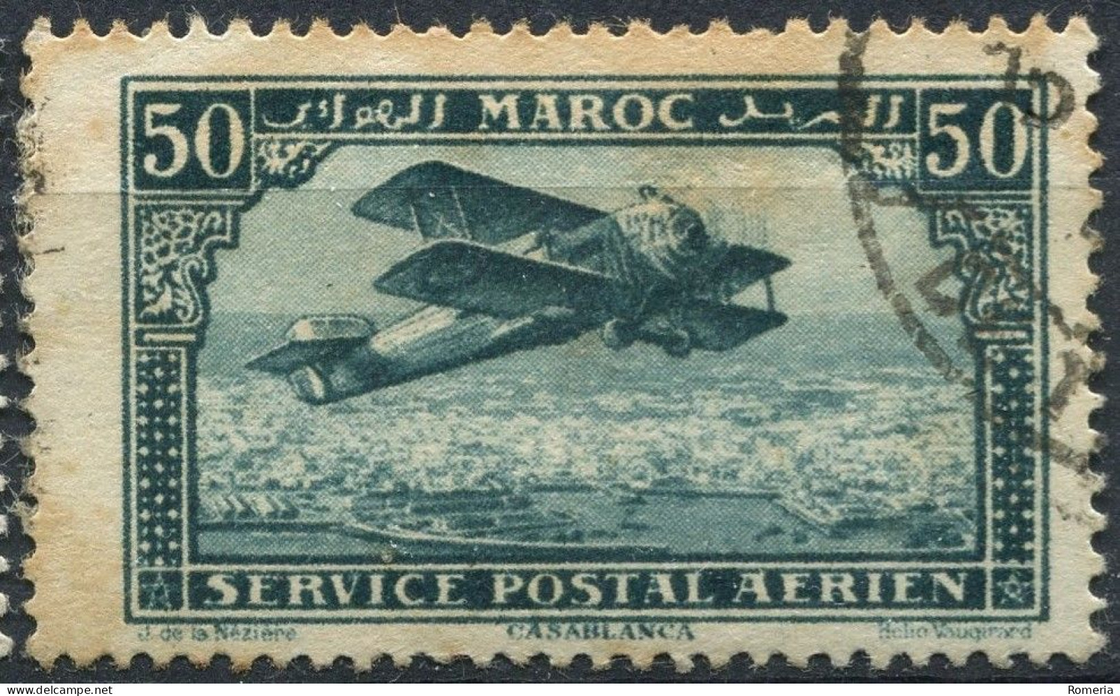 Maroc - 1922 -> 1955 - Lot Poste Aérienne Oblitérés - Nºs Dans Description - Poste Aérienne