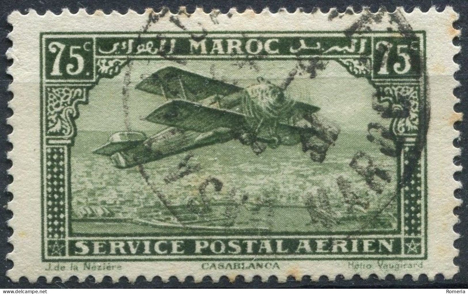 Maroc - 1922 -> 1955 - Lot Poste aérienne oblitérés - Nºs dans description