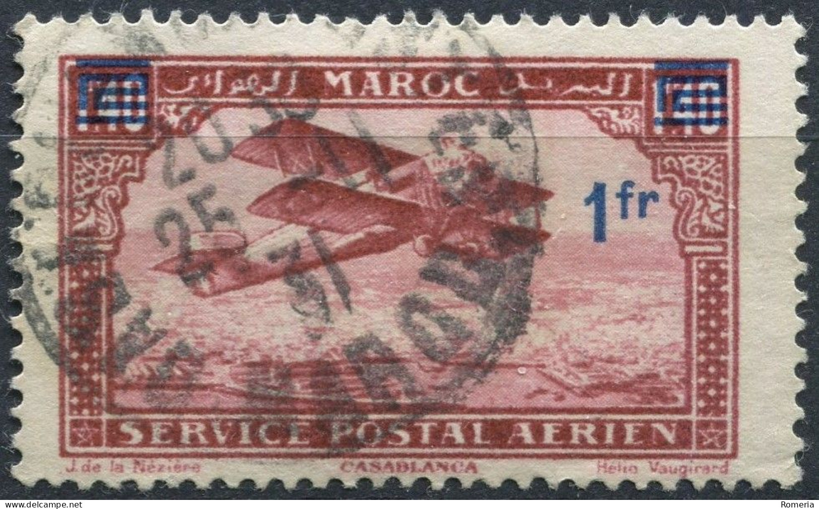 Maroc - 1922 -> 1955 - Lot Poste aérienne oblitérés - Nºs dans description