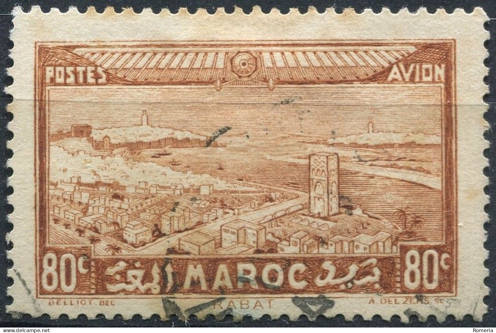 Maroc - 1922 -> 1955 - Lot Poste aérienne oblitérés - Nºs dans description