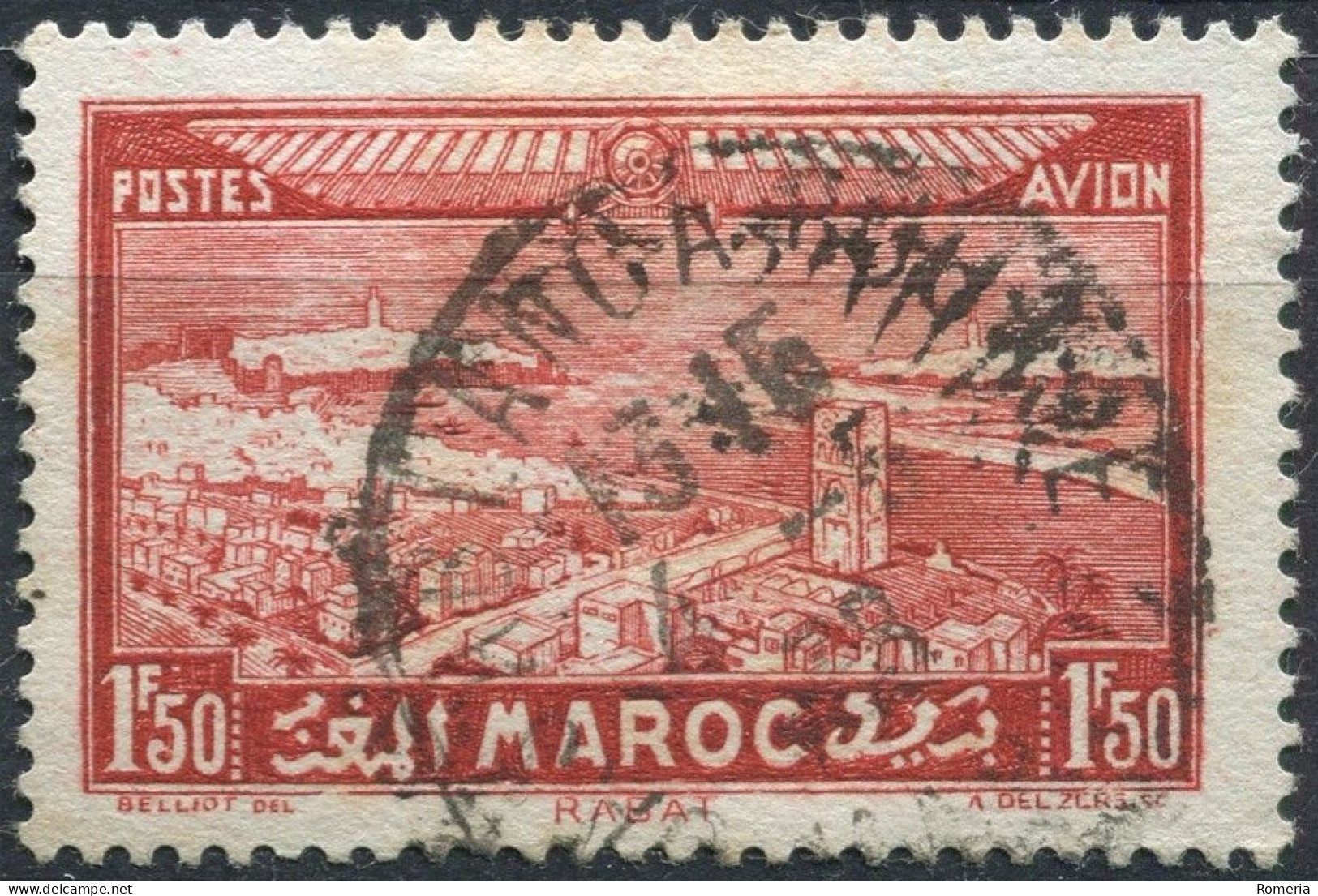 Maroc - 1922 -> 1955 - Lot Poste aérienne oblitérés - Nºs dans description