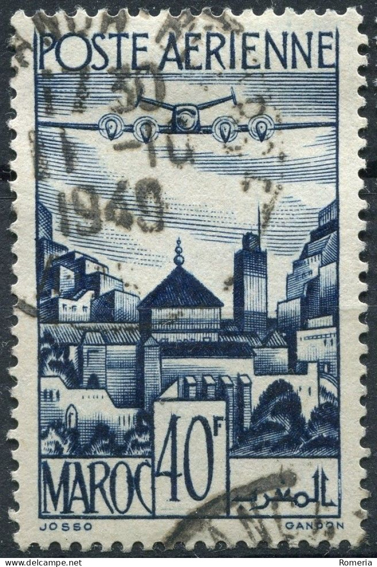 Maroc - 1922 -> 1955 - Lot Poste aérienne oblitérés - Nºs dans description