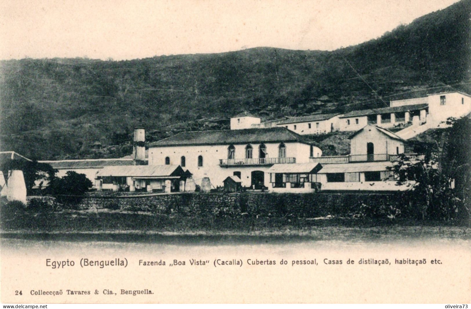 ANGOLA - BENGUELA - Egypto - Fazenda Boa Vista - Cubatas Do Pessoal, Casas De Habitação - Angola