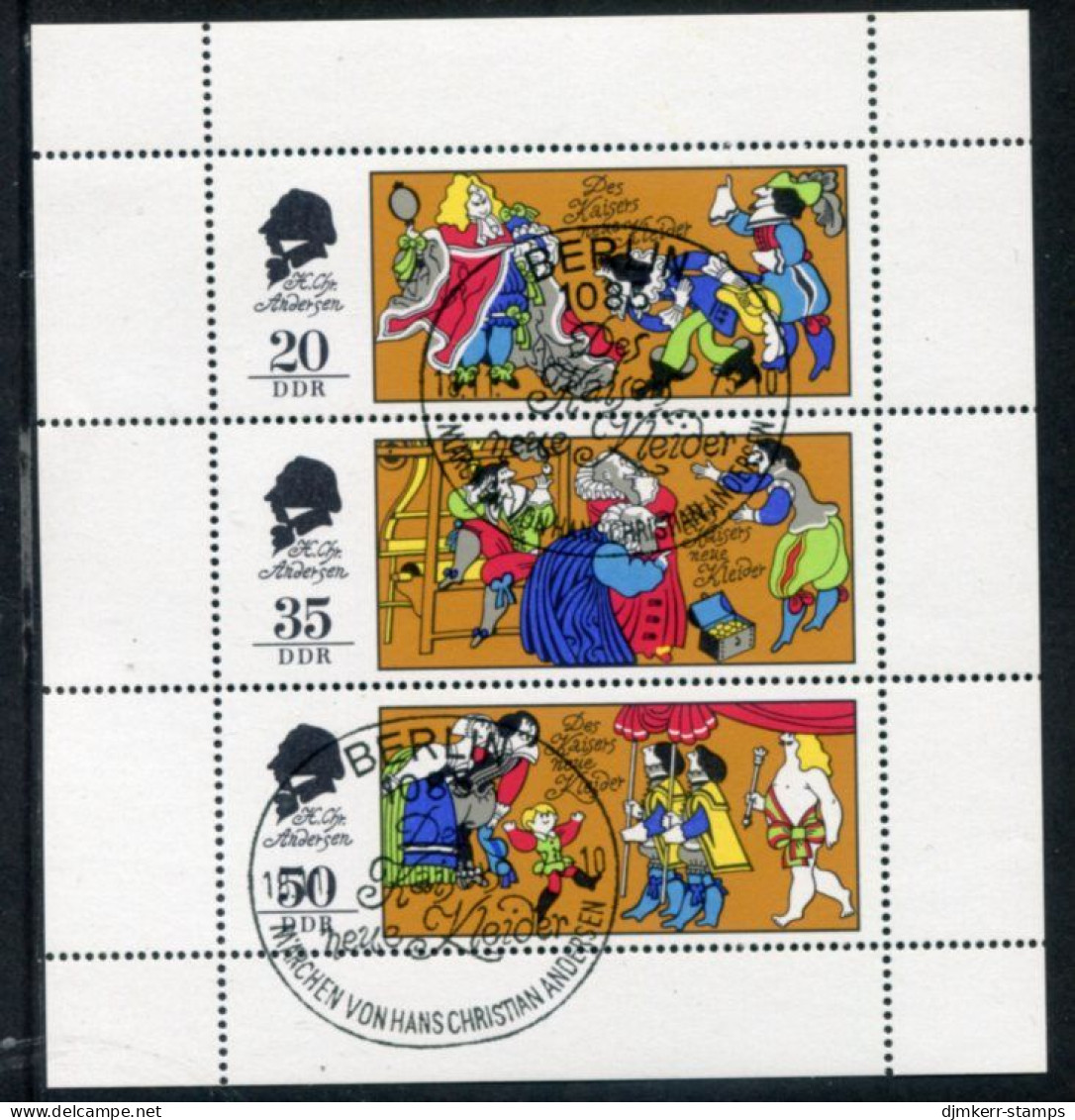 DDR / E. GERMANY 1975 Traditional Tales X Used.  Michel 2096-98 - Oblitérés