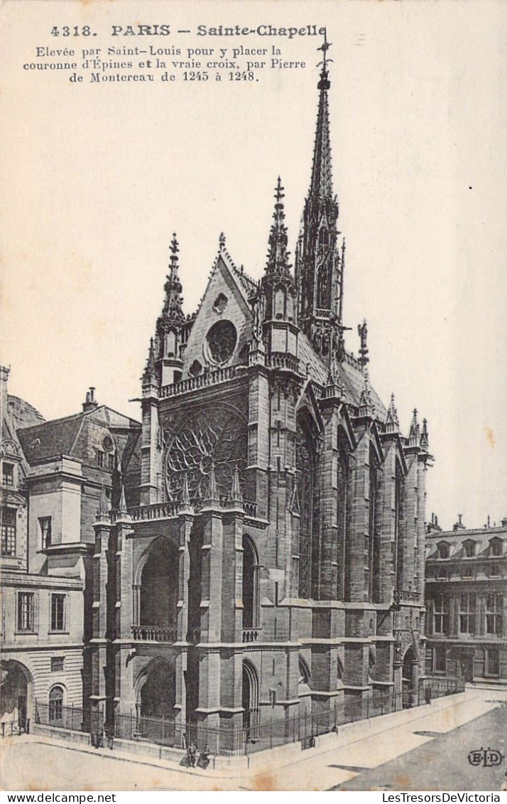 FRANCE - 75 - Paris - Sainte Chapelle - Carte Postale Ancienne - Eglises