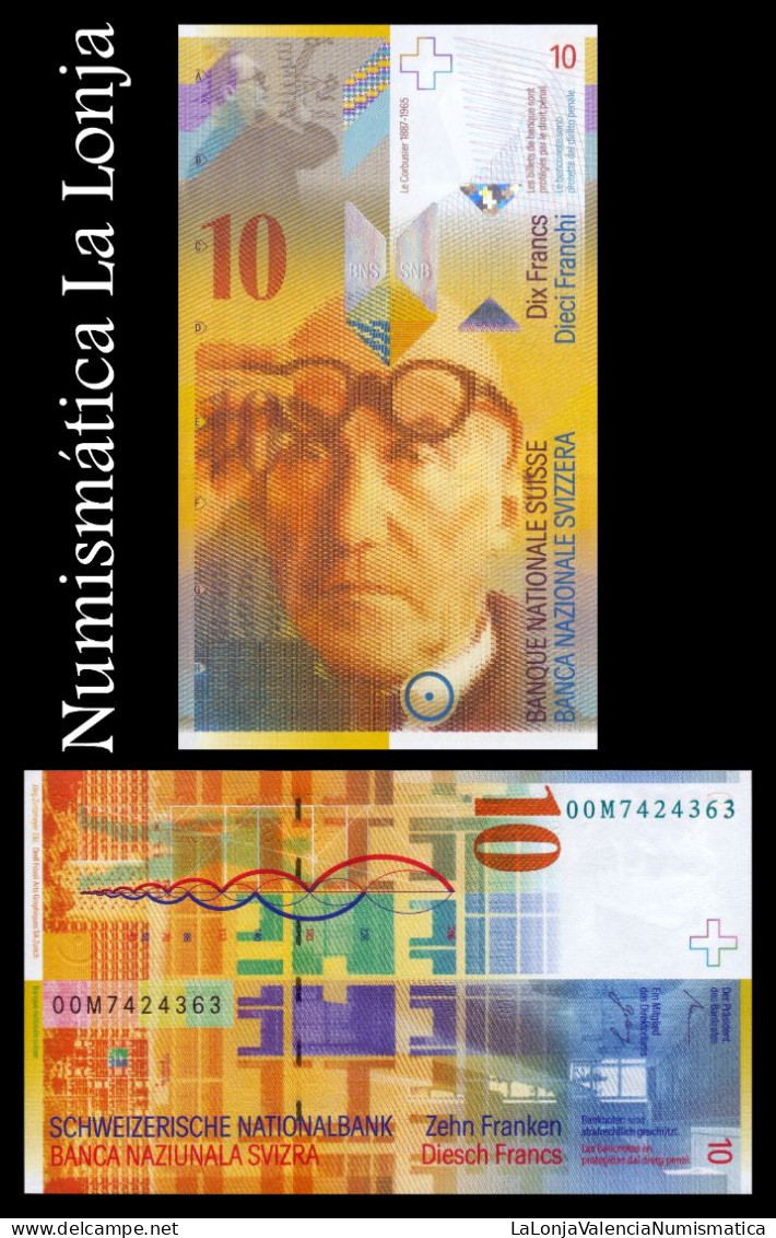 Suiza Switzerland 10 Francs 2000 Pick 67a (3) Sc Unc - Switzerland