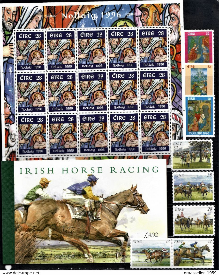 Ireland-1996 Full Year Set ( Stamps.+ S/s+booklets) -  26 Issues.MNH - Años Completos