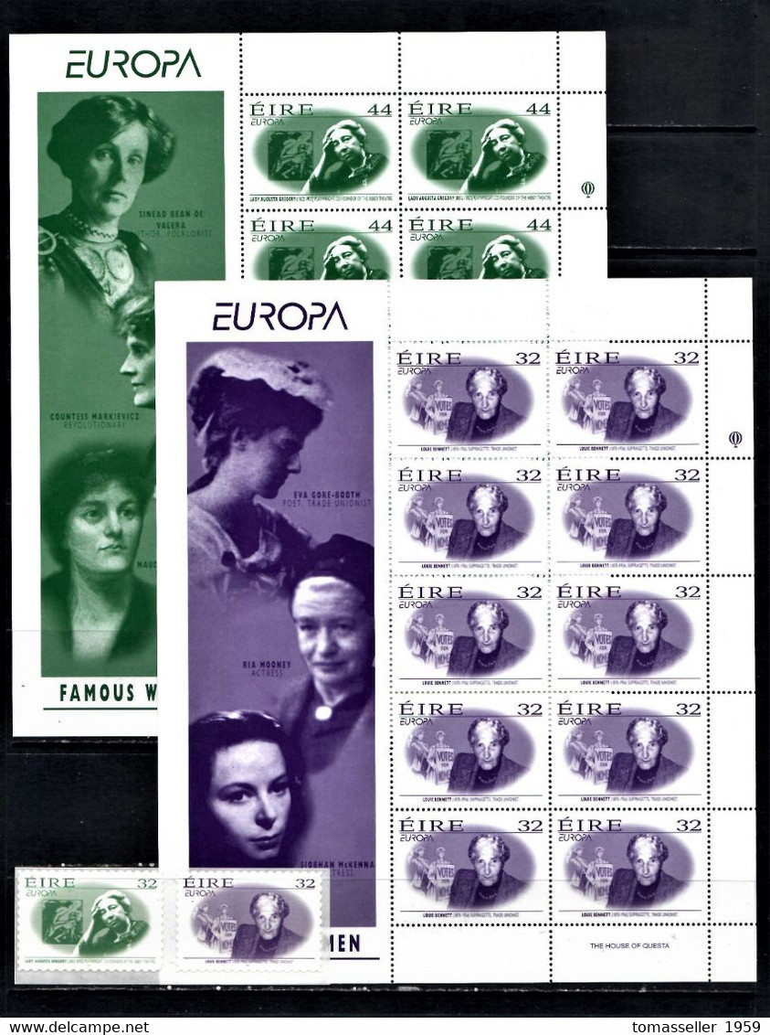 Ireland-1996 Full Year Set ( Stamps.+ S/s+booklets) -  26 Issues.MNH - Années Complètes