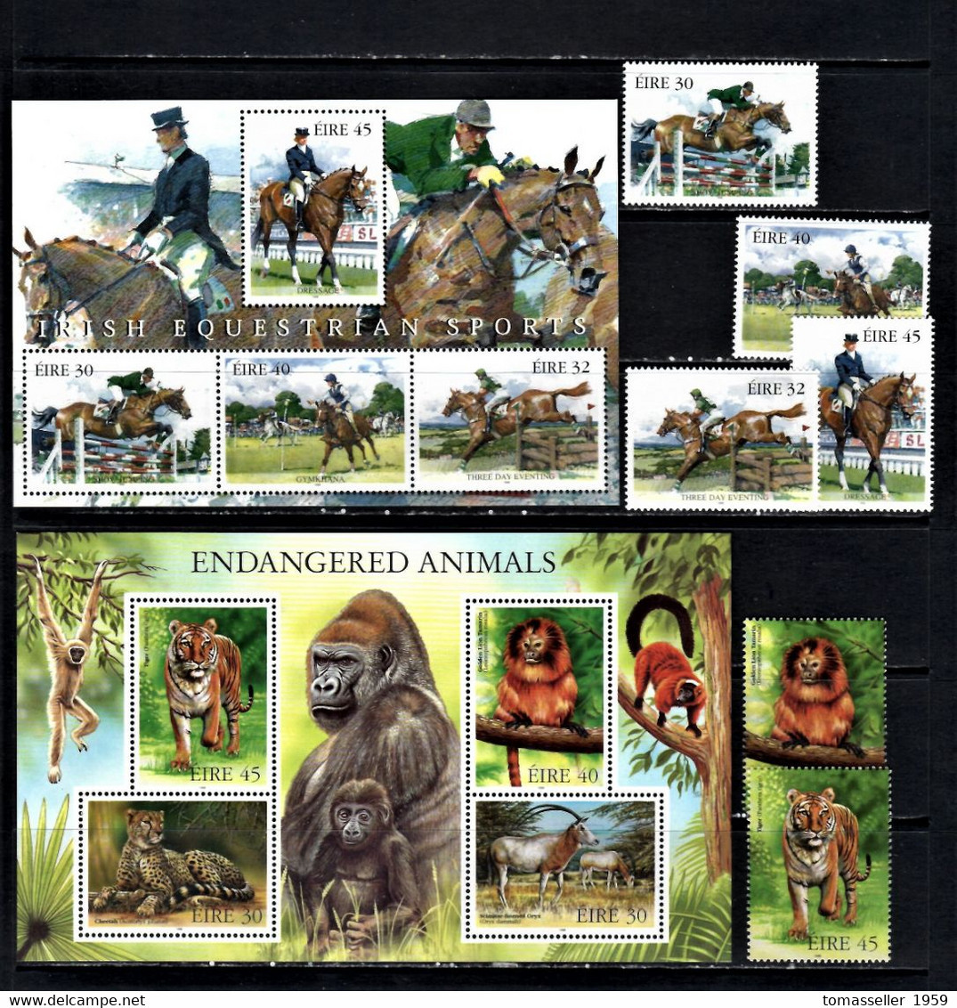 Ireland-1998 Full Year Set ( Stamps.+ S/s+booklets) -  24 Issues.MNH - Años Completos