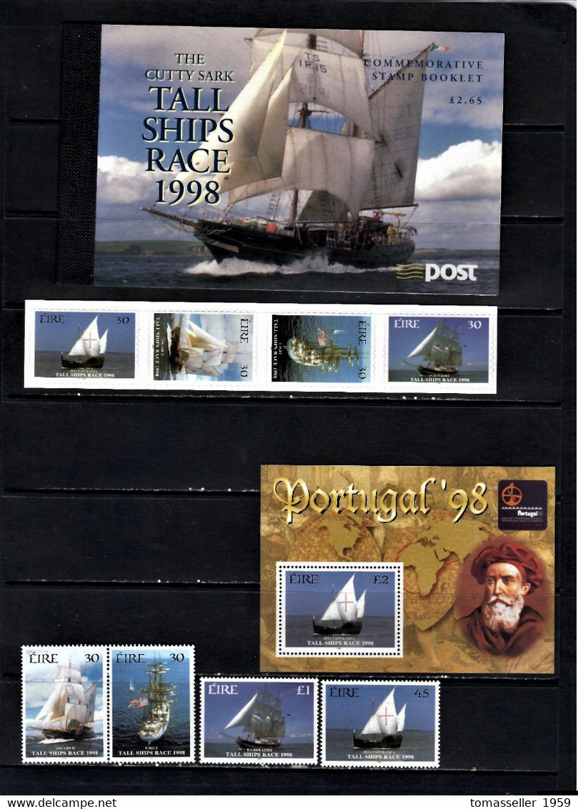 Ireland-1998 Full Year Set ( Stamps.+ S/s+booklets) -  24 Issues.MNH - Années Complètes