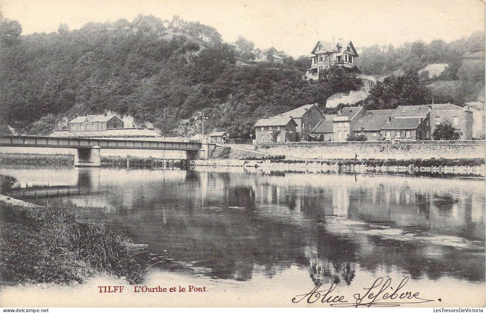 BELGIQUE - Tilff - L'Ourthe Et Le Pont - Carte Postale Ancienne - Other & Unclassified