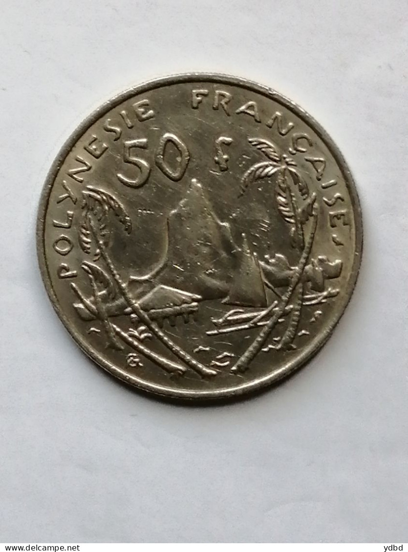 POLYNESIE FRANCAISE =  PIECE DE  MONNAIE DE 50 FRANCS DE 1967 - Frans-Polynesië