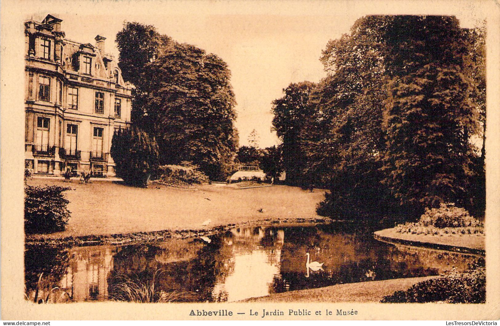 FRANCE - 80 - ABBEVILLE - Le Jardin Public Et Le Musée - Carte Postale Ancienne - Abbeville