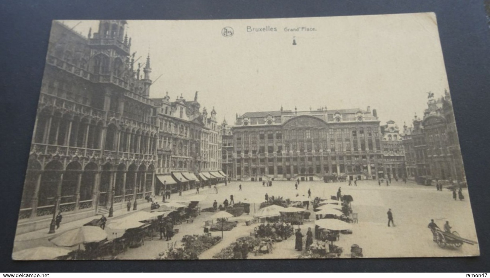 Bruxelles - Grand'Place - Librairie A. Simons, Bruxelles - Jaar 1924 - Marktpleinen, Pleinen