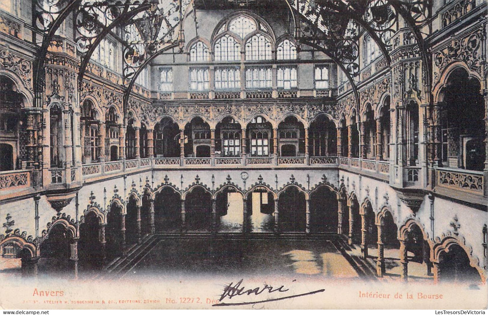 BELGIQUE - ANVERS - Intérieur De La Bourse - Carte Postale Ancienne - Antwerpen