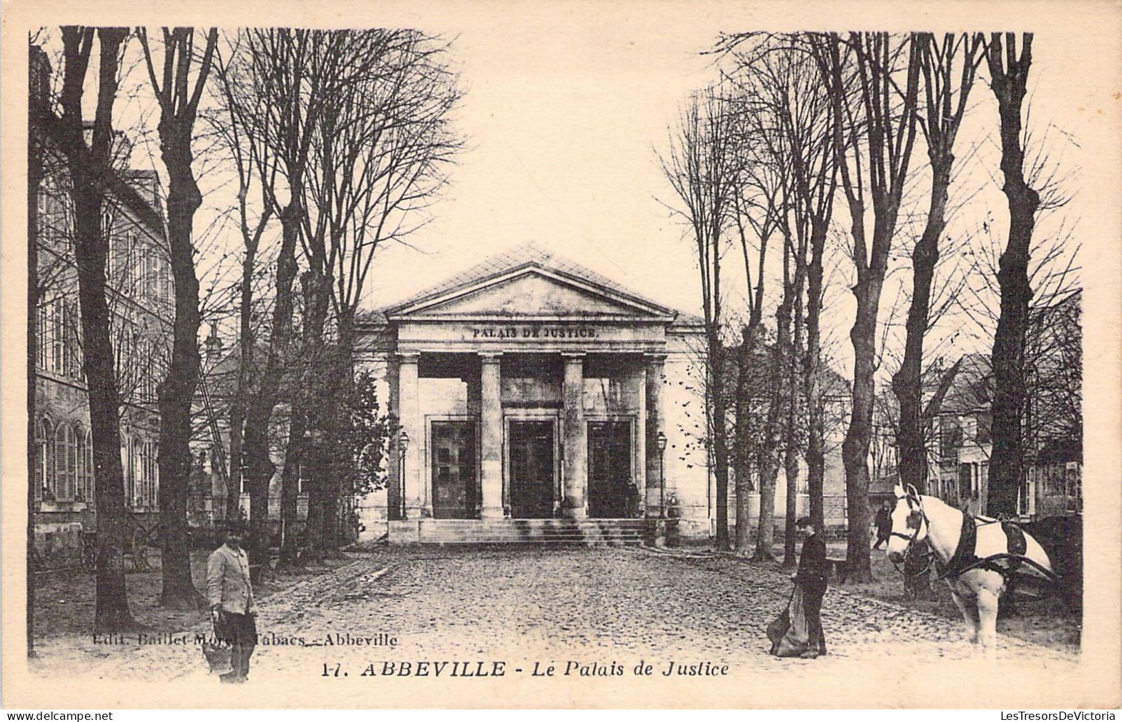 FRANCE - 80 - ABBEVILLE - Le Palais De Justice - Carte Postale Ancienne - Abbeville