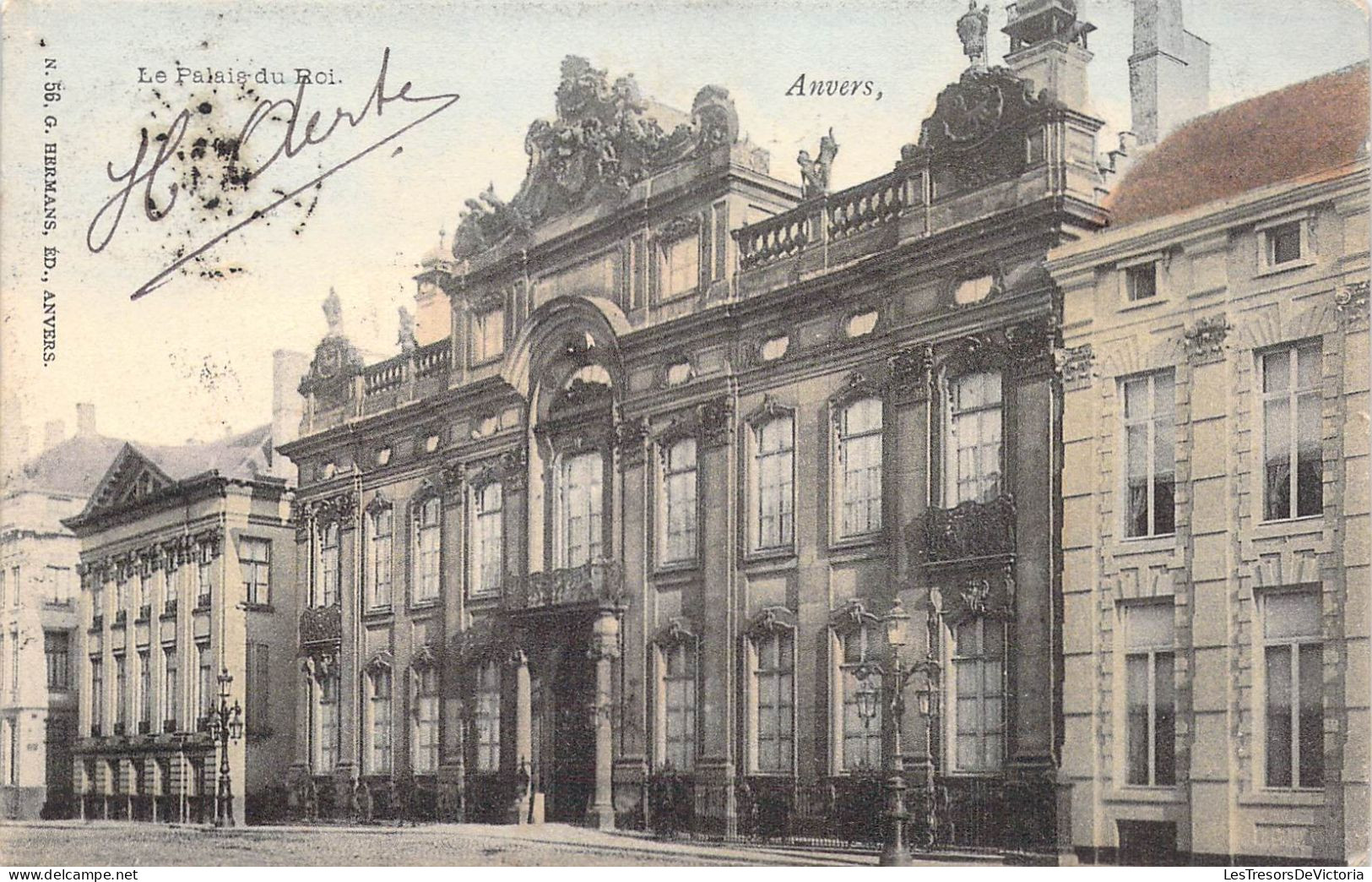 BELGIQUE - ANVERS - Le Palais Du Roi - Ed G Hermans - Carte Postale Ancienne - Antwerpen