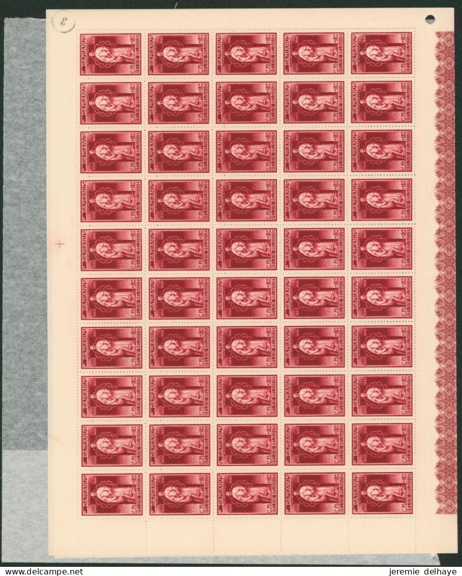 Série Dite BODOVAN Soit N°728/736** Neuf Sans Charnières (MNH) En Feuille De 100 Timbres Pliés En Deux + Protection. - 1931-1950