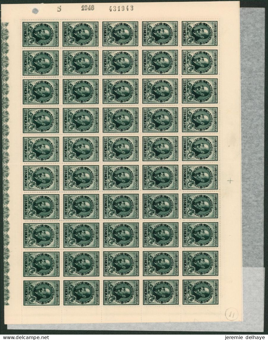 Série Dite BODOVAN Soit N°728/736** Neuf Sans Charnières (MNH) En Feuille De 100 Timbres Pliés En Deux + Protection. - 1931-1950