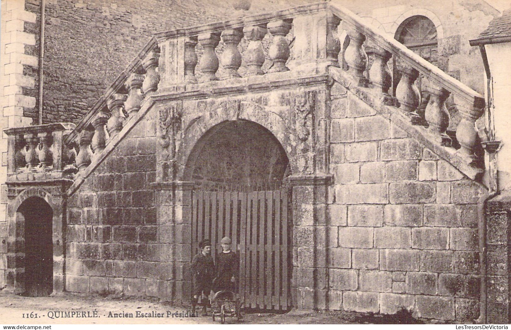 FRANCE - 29 - QUIMPERLE - Ancien Escalier Présidial - Carte Postale Ancienne - Quimperlé