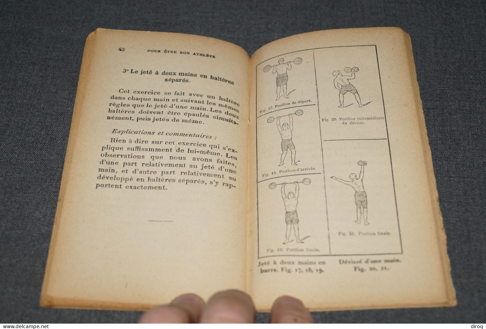 Pour être Un Bon Athlète,culturisme,Pierre Morel,61 Pages,ancien,complet,16,5 Cm. Sur 9,5 Cm. - Sport