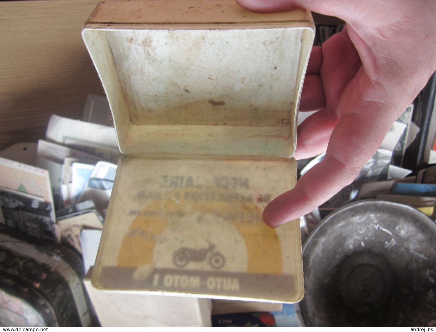 An Old Plastic Box Necessaire De Reparation Siepa Michelin  Auto Moto Made In France - Moto