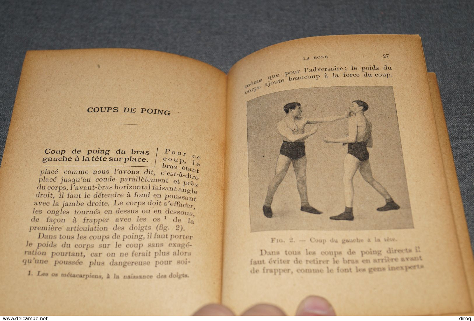 La Boxe,Julien Leclerc,125 pages,ancien,complet,16,5 Cm. sur 11 Cm.