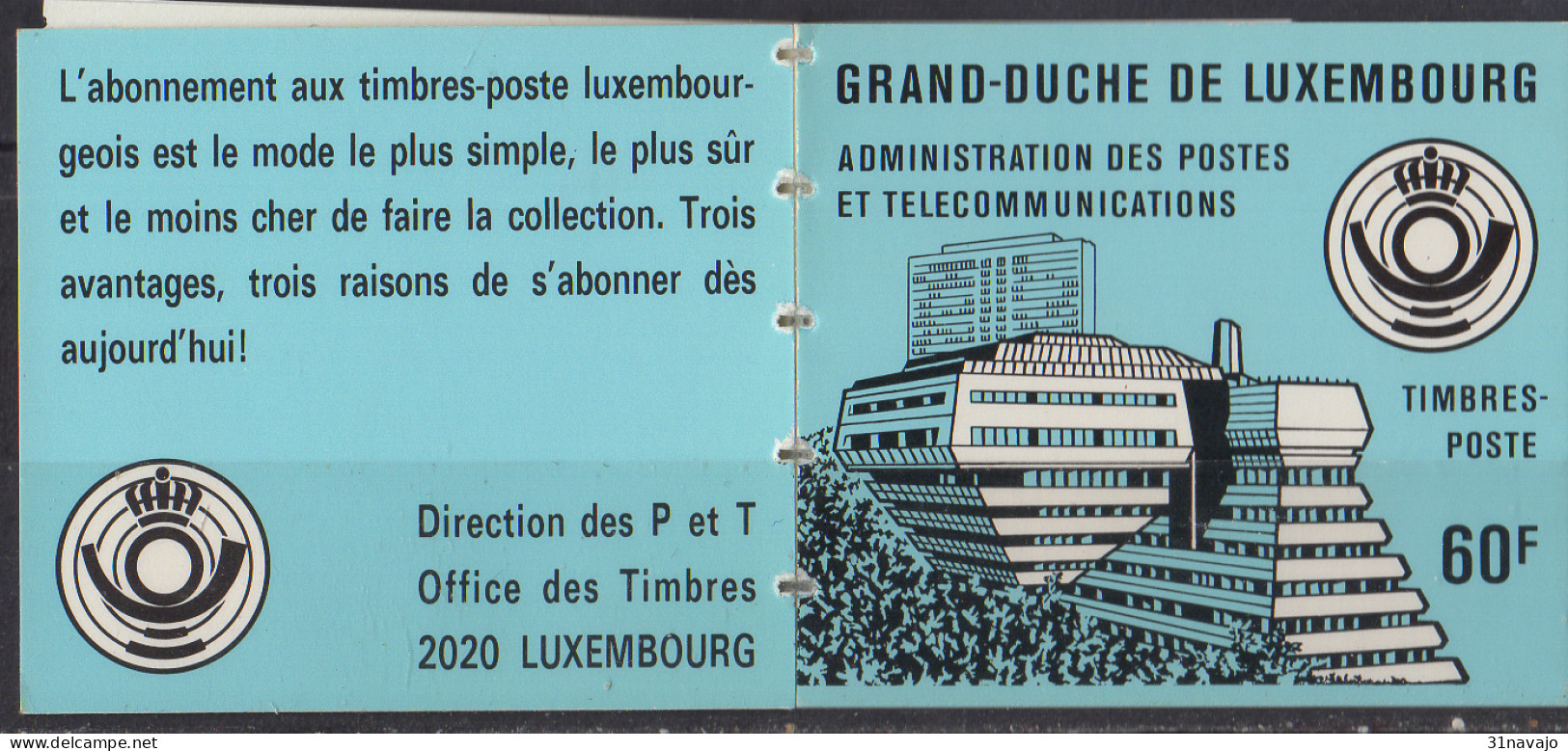 LUXEMBOURG - Centenaire De La Naissance De Robert Shuman Carnet - Carnets