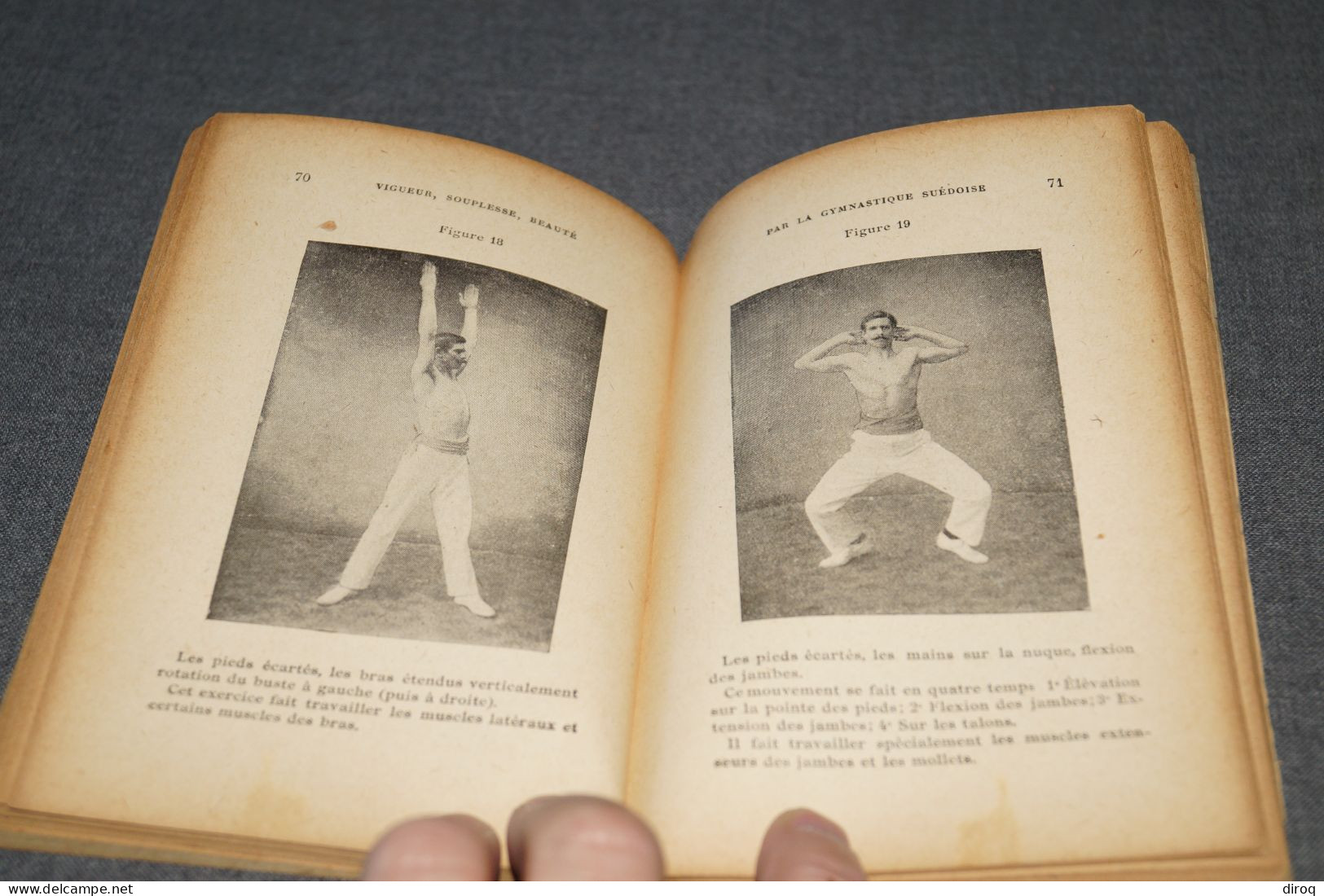 Gymnastique Suédoise,Vigueur,souplesse,Beauté,Halling,116 Pages,ancien,complet,16,5 Cm. Sur 11 Cm. - Ginnastica