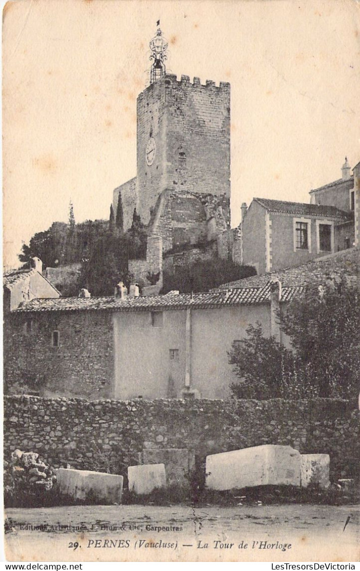 FRANCE - 84 - PERNES - La Tour De L'Horloge - Carte Postale Ancienne - Sonstige & Ohne Zuordnung