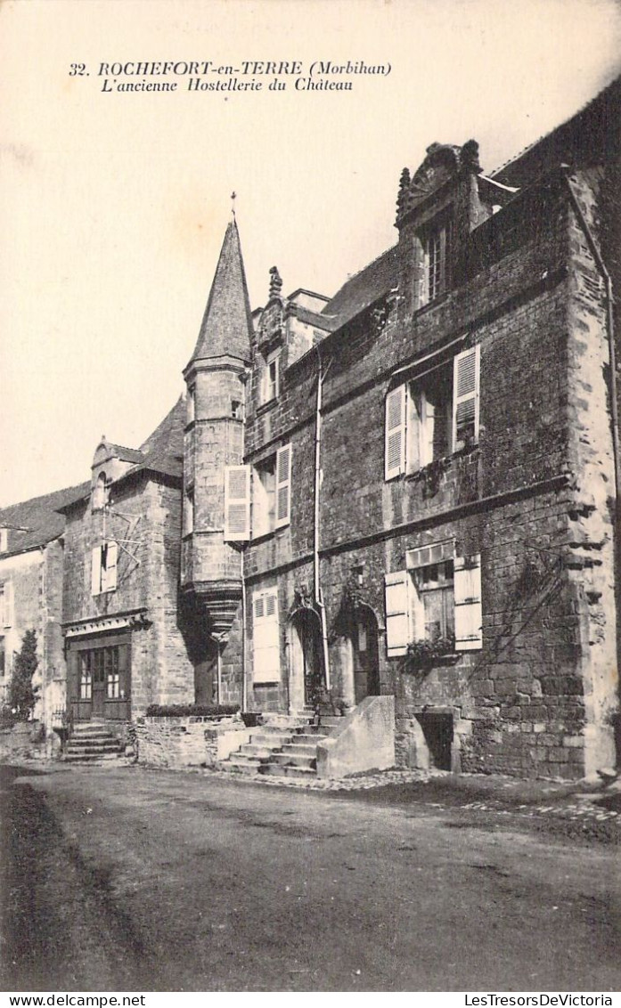 FRANCE - 56 - ROCHEFORT EN TERRE - L'Ancienne Hostellerie Du Château - Carte Postale Ancienne - Rochefort En Terre