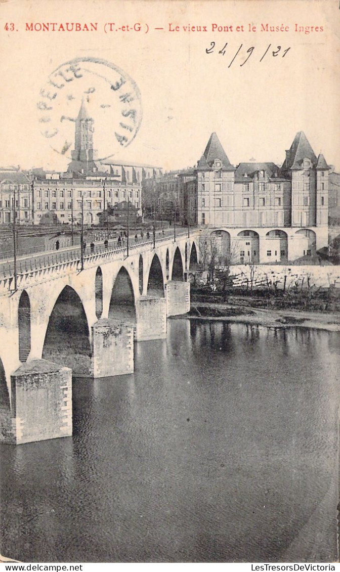 FRANCE - 82 - MONTAUBAN - Le Vieux Pont Et Le Musée Ingres - Carte Postale Ancienne - Montauban