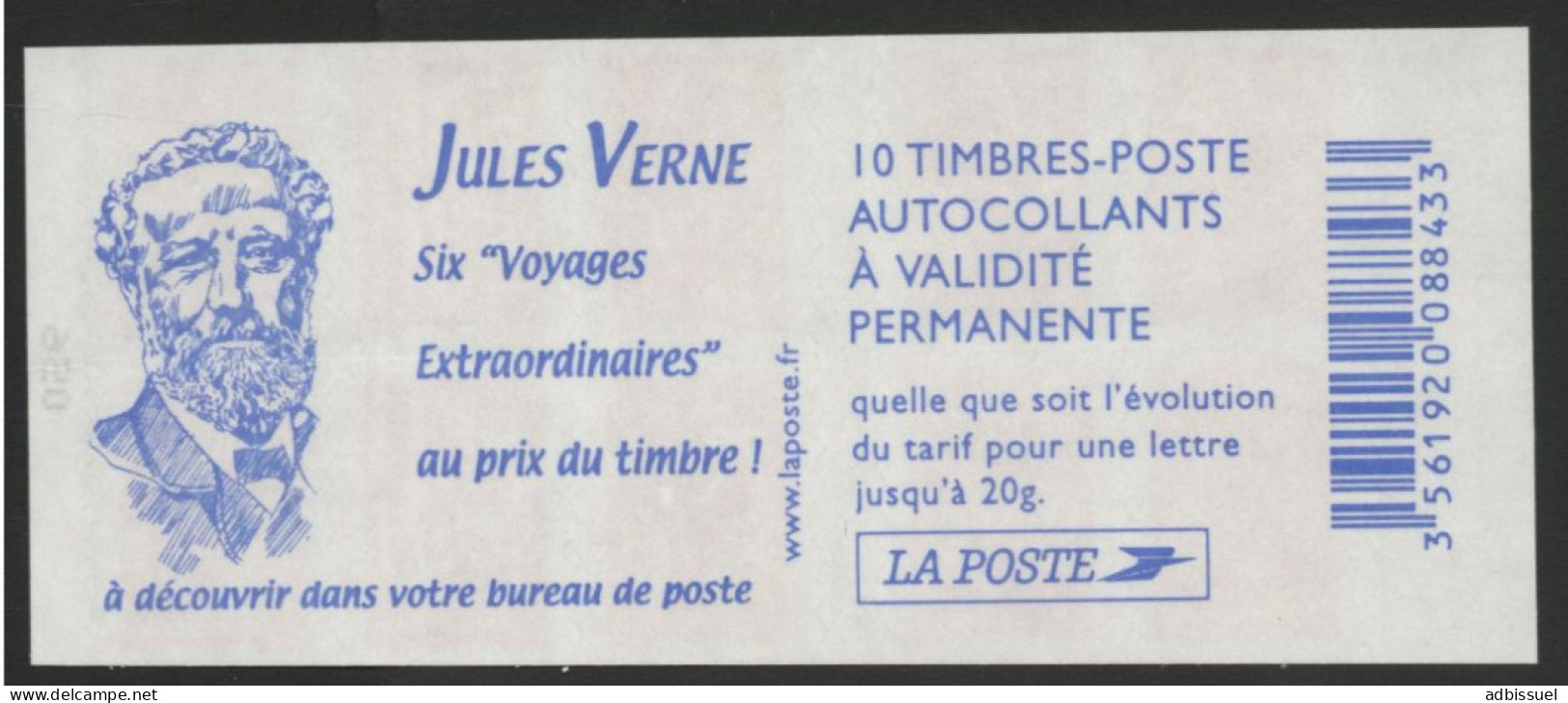 N° 3744 - C5 JULES VERNE 10 TP Mariane De Lamouche à Valeur Permanente, Vendu à La Valeur D'affranchissement. TB - Modern : 1959-…