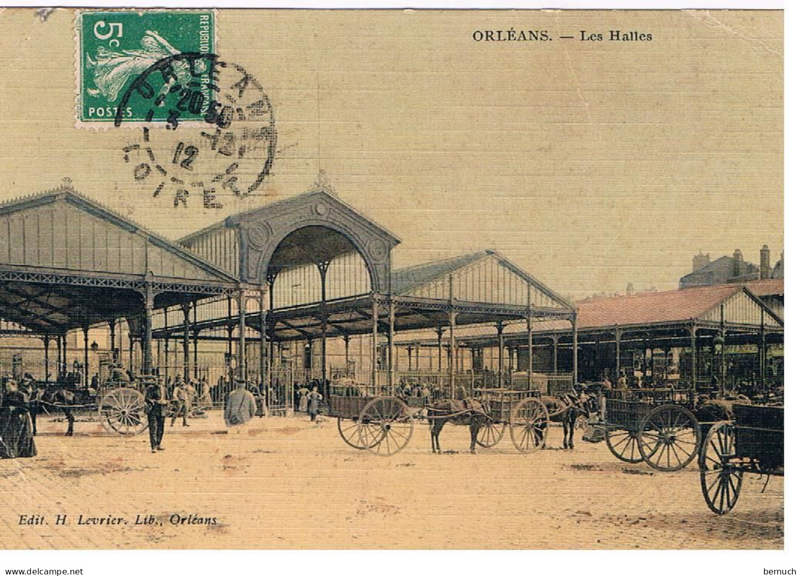 CPA HALLES Orleans - Piazze Di Mercato