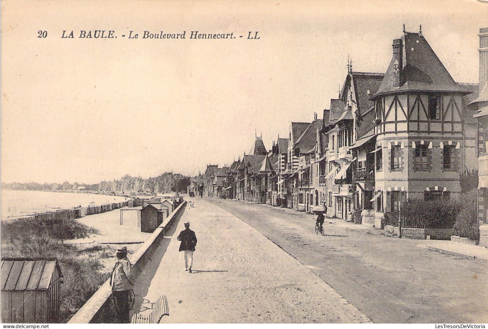 FRANCE - 44 - LA BAULE - Le Boulevard Hennecart - LL - Carte Postale Ancienne - La Baule-Escoublac