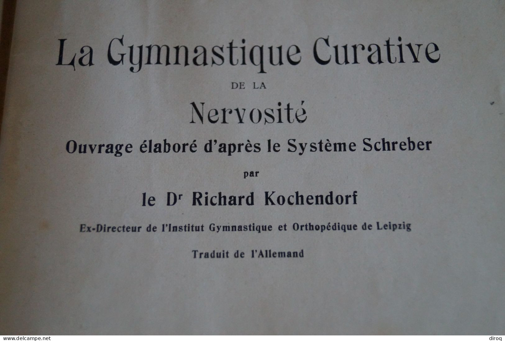 RARE,Gymnastique Curative De La Nervosité,complet 48 Pages,ancien,22 Cm. Sur 14,5 Cm. - Gymnastiek