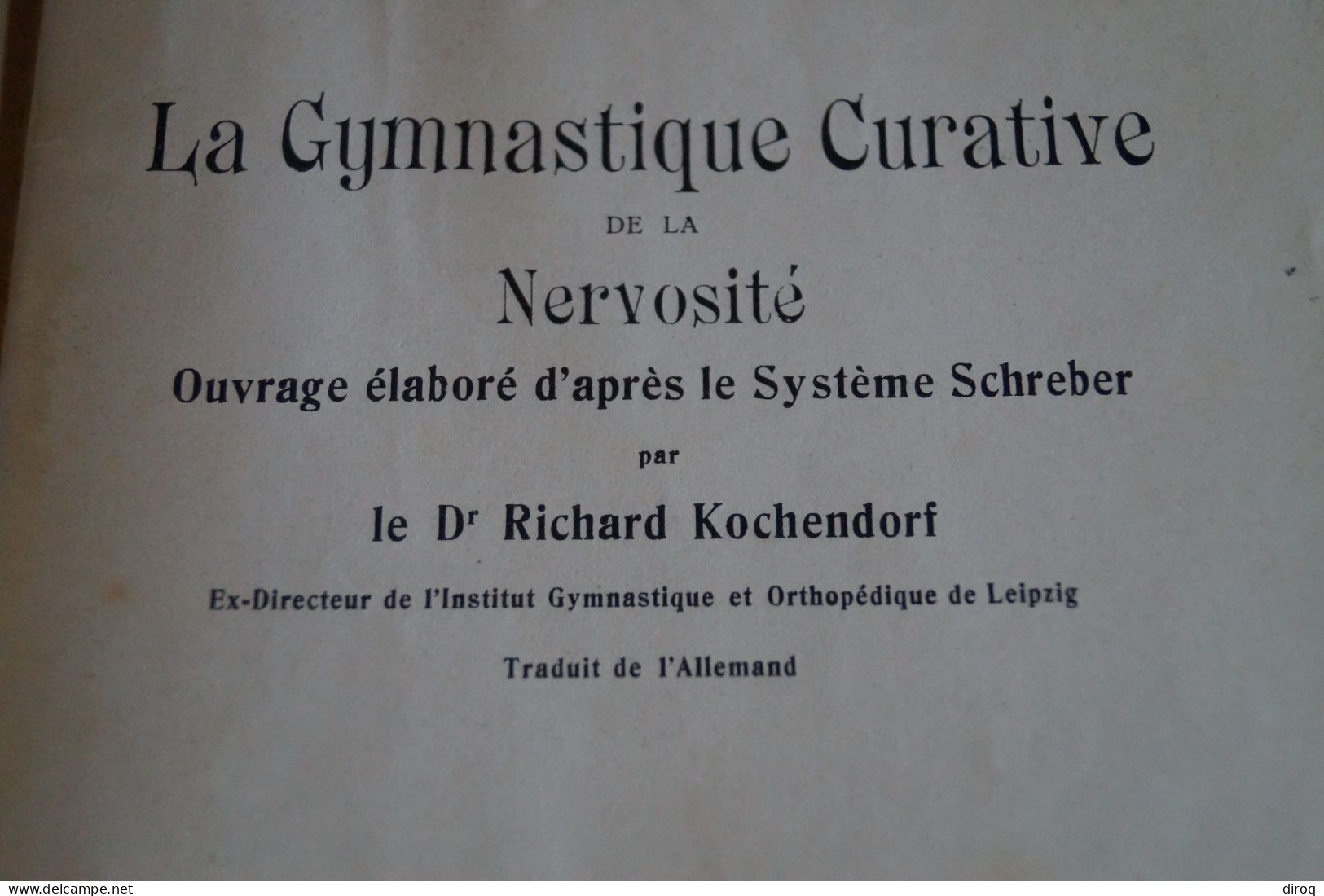 RARE,Gymnastique Curative De La Nervosité,complet 48 Pages,ancien,22 Cm. Sur 14,5 Cm. - Ginnastica