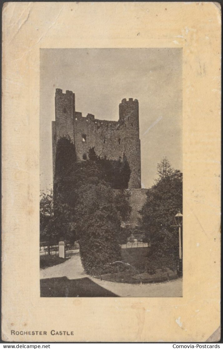 Rochester Castle, Kent, 1908 - Arcadia Bazaar Postcard - Rochester