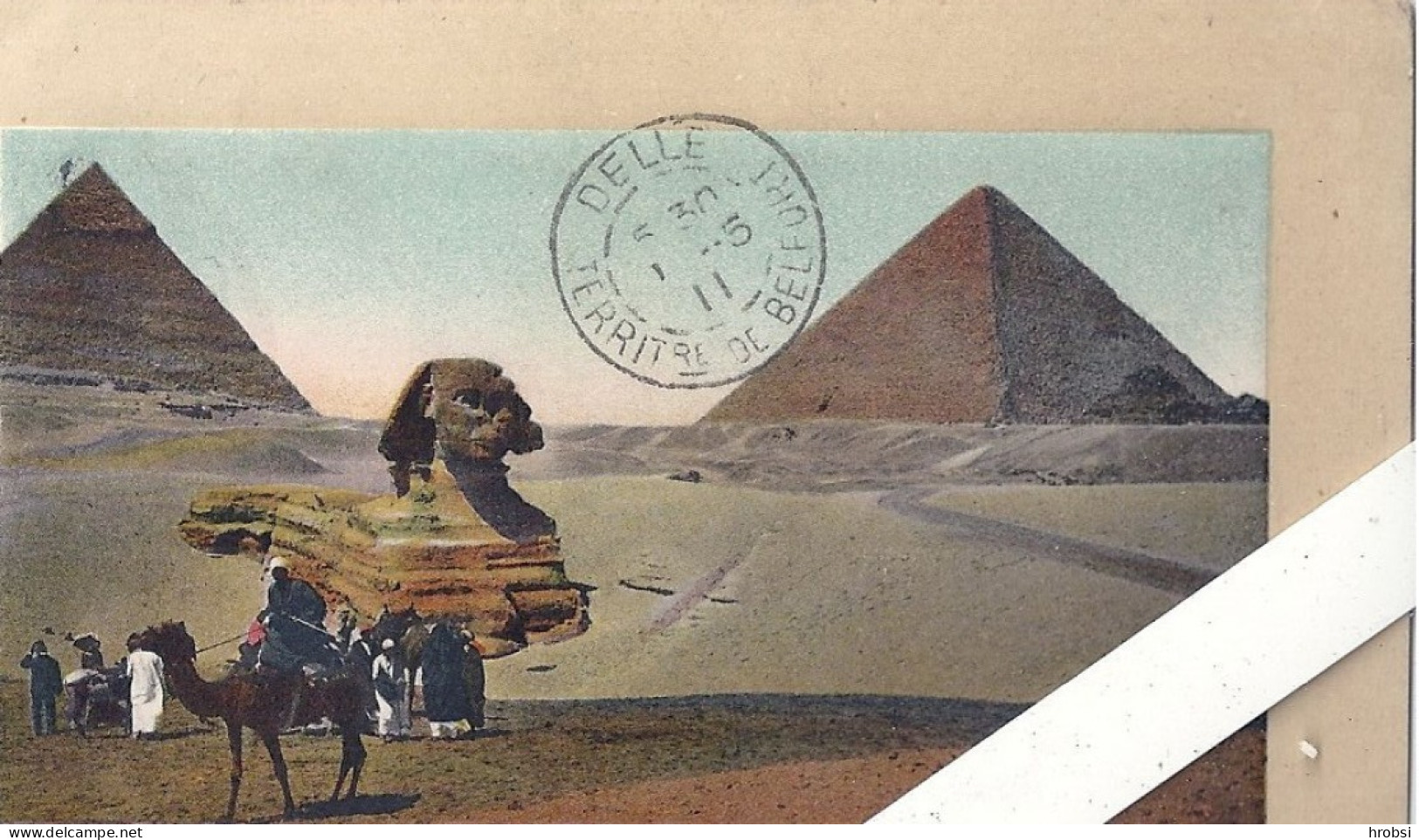 Egypte,Caire, Le Sphinx Et Ls Pyramides, Animation - Sfinge