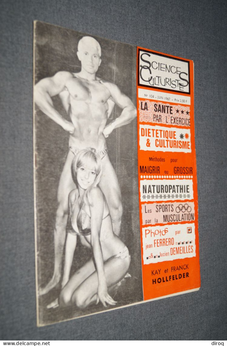 Kay Et Franck Hollfelder,1967,culturisme,complet 37 Pages ,ancien,27 Cm. Sur 21 Cm. - Leichtathletik