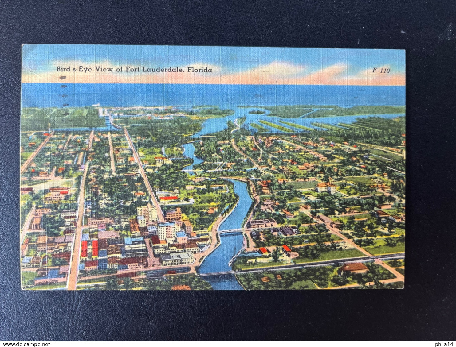 CARTE POSTALE ETATS UNIS / POST CARD USA / BIRD S-EYE VIEW OF FORT LAUDERDALE FLORIDA - Fort Lauderdale