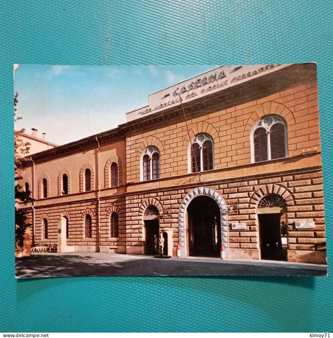 Cartolina Foligno - Caserma Genio, Gonzega Del Vodice Ferrante Sede Della Scuola Allievi Ufficiali Di Artiglieria. - Foligno