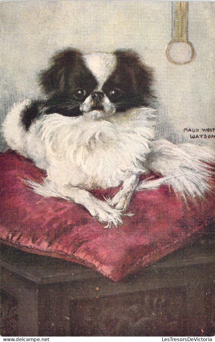 CHIENS - Illustration Maud West Watson - Carte Postale Ancienne - Hunde