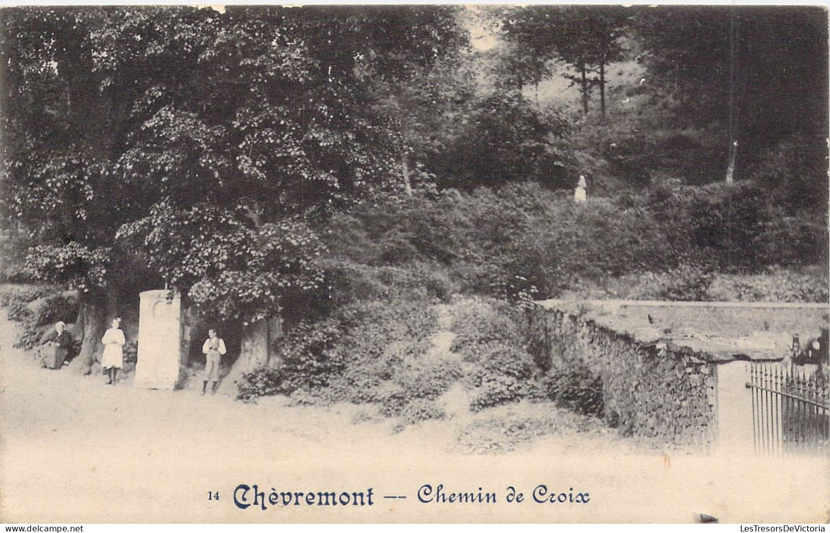 FRANCE - 90 - CHEVREMONT - Chemin De Croix - Carte Postale Ancienne - Autres & Non Classés